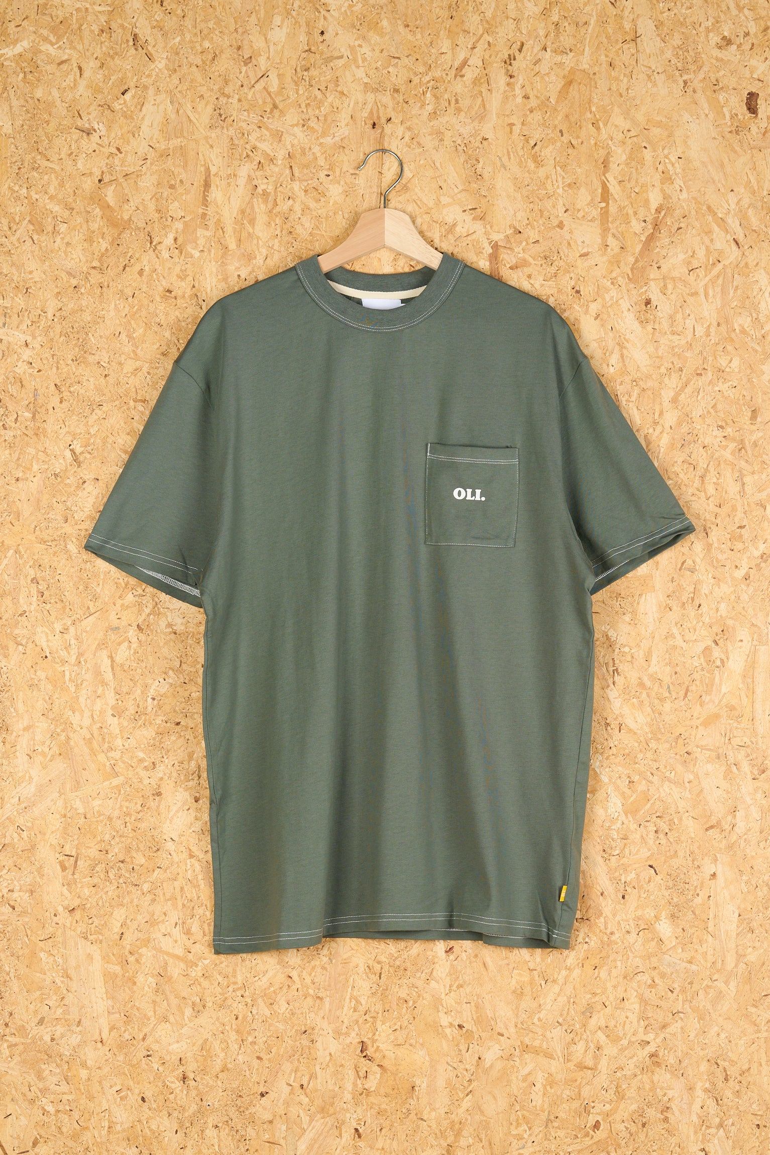PRE LOVED | Outline pocket T Green - XL