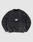 Reversible Mock Neck - Washed Black