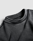 Reversible Mock Neck - Washed Black