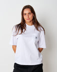 Heavyweight Pocket T - White