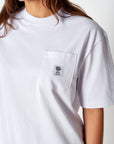 Heavyweight Pocket T - White