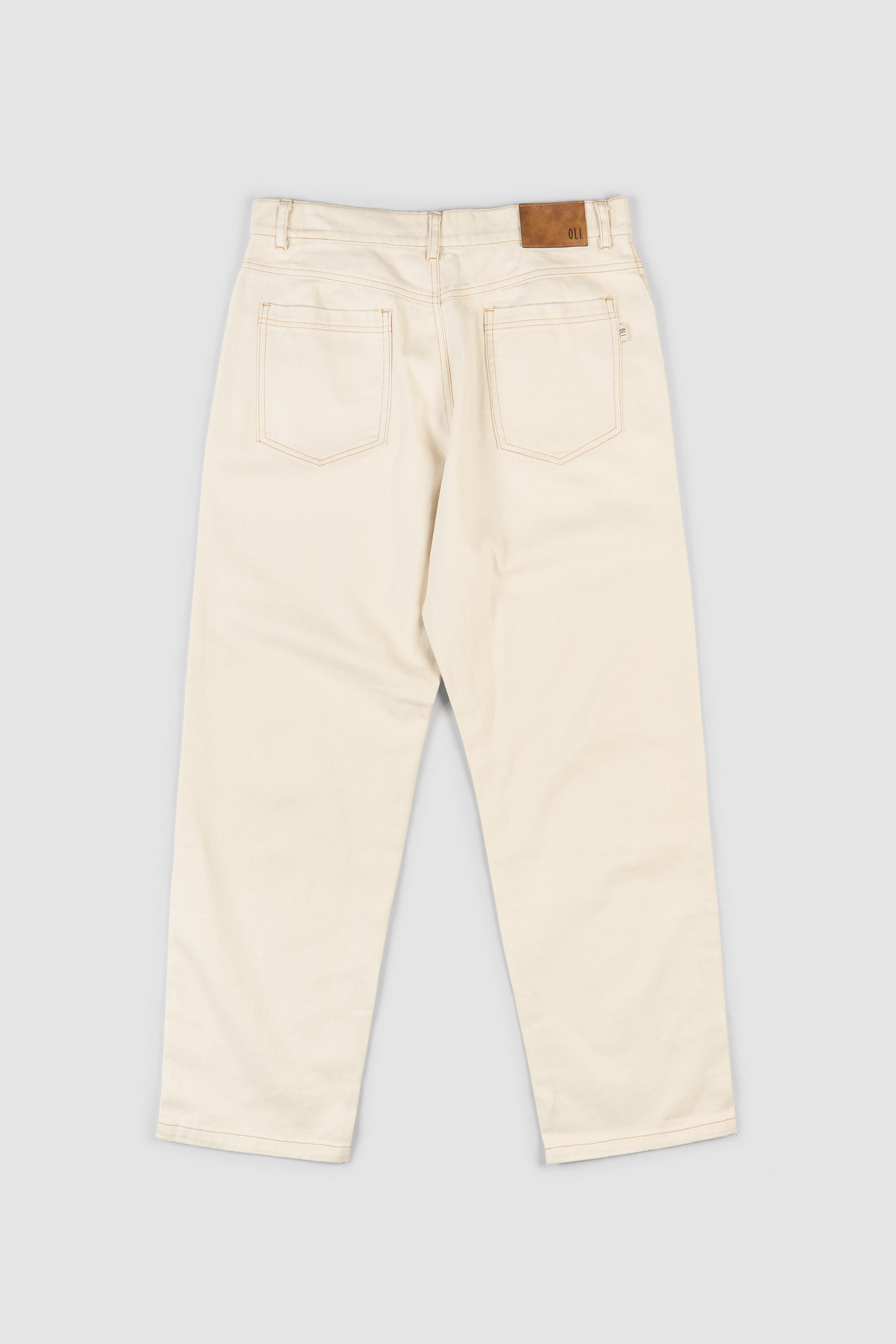 Relaxed Jeans - Cream