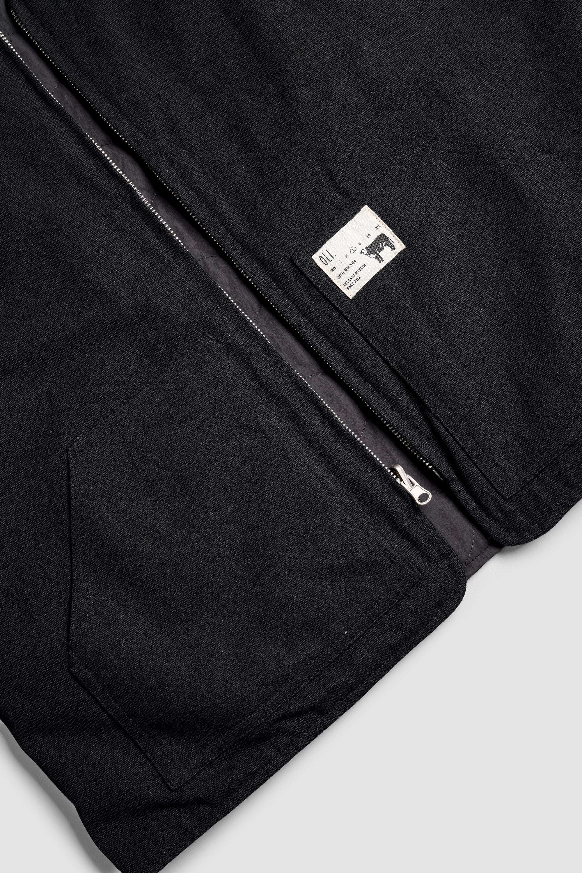 Reversible Carpenter Vest - Black &amp; Coal