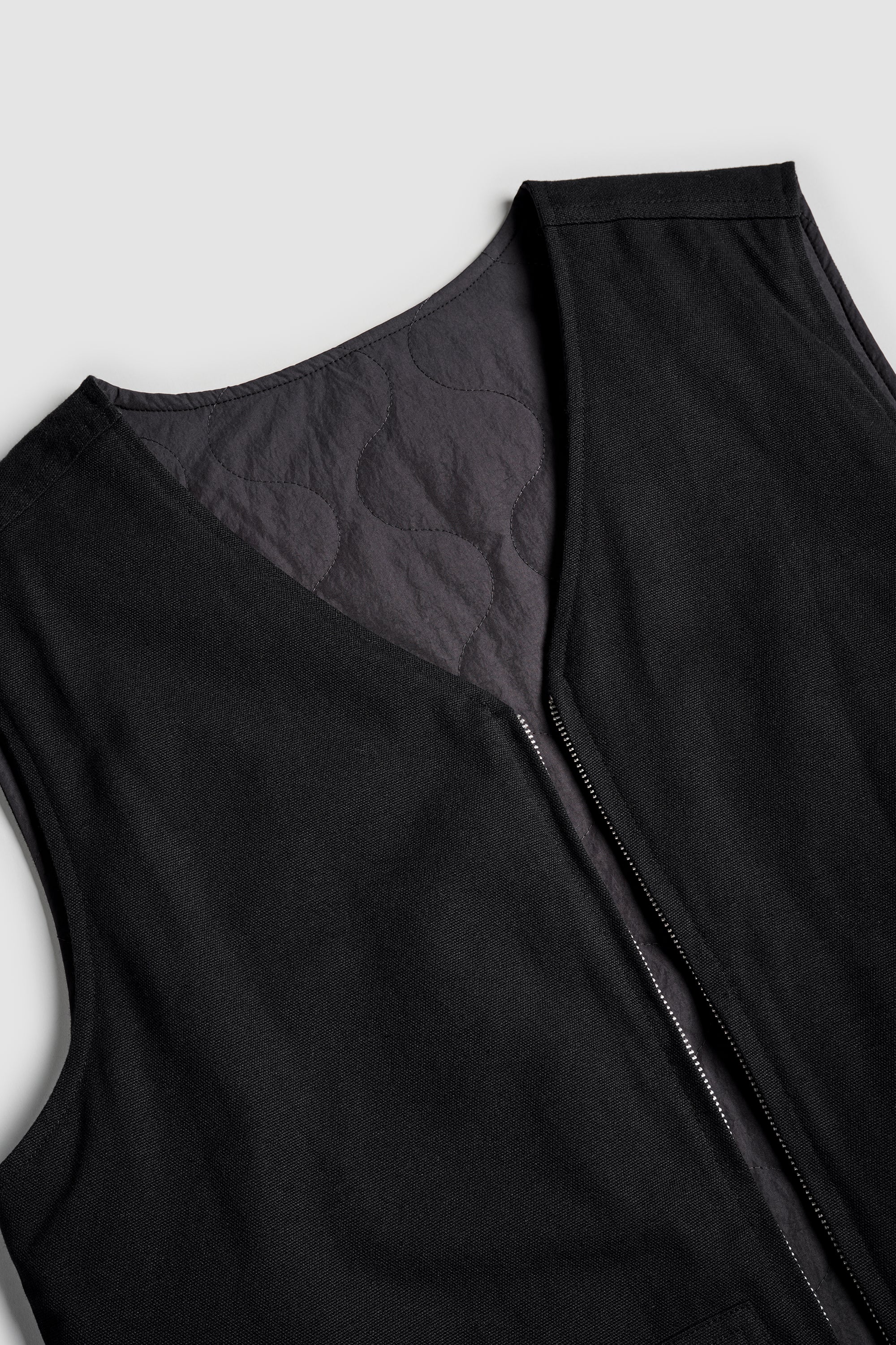 Reversible Carpenter Vest - Black &amp; Coal