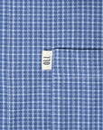 Wafer Long Sleeve Button Up - Blue
