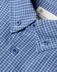 Wafer Long Sleeve Button Up - Blue