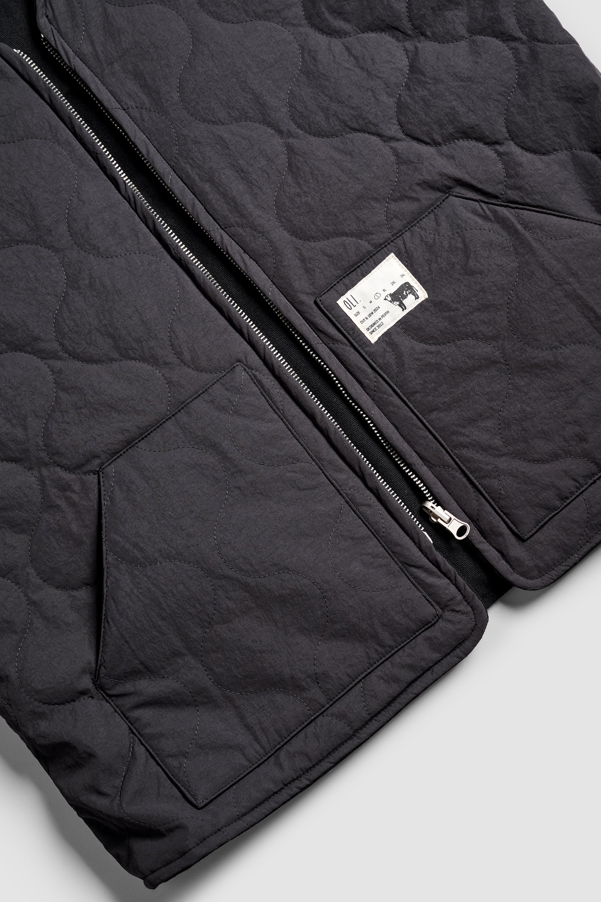 Reversible Carpenter Vest - Black &amp; Coal