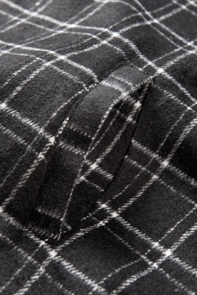 Quilted Wool Jacket - Black