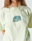 Garden Shed Back Print T - Wasabi