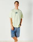 Garden Shed Back Print T - Wasabi