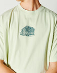 Garden Shed Back Print T - Wasabi