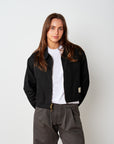 Cropped Reversible Kelpie Jacket - Black/Stone