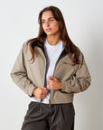 Cropped Reversible Kelpie Jacket - Black/Stone