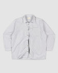Oxford  Stripe Long Sleeve Button Up
