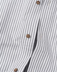 Oxford  Stripe Long Sleeve Button Up