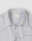 Oxford  Stripe Long Sleeve Button Up