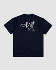 Work Life Balance Back Print T - Navy