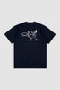 Work Life Balance Back Print T - Navy