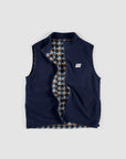 Reversible Polar Fleece Vest - Navy