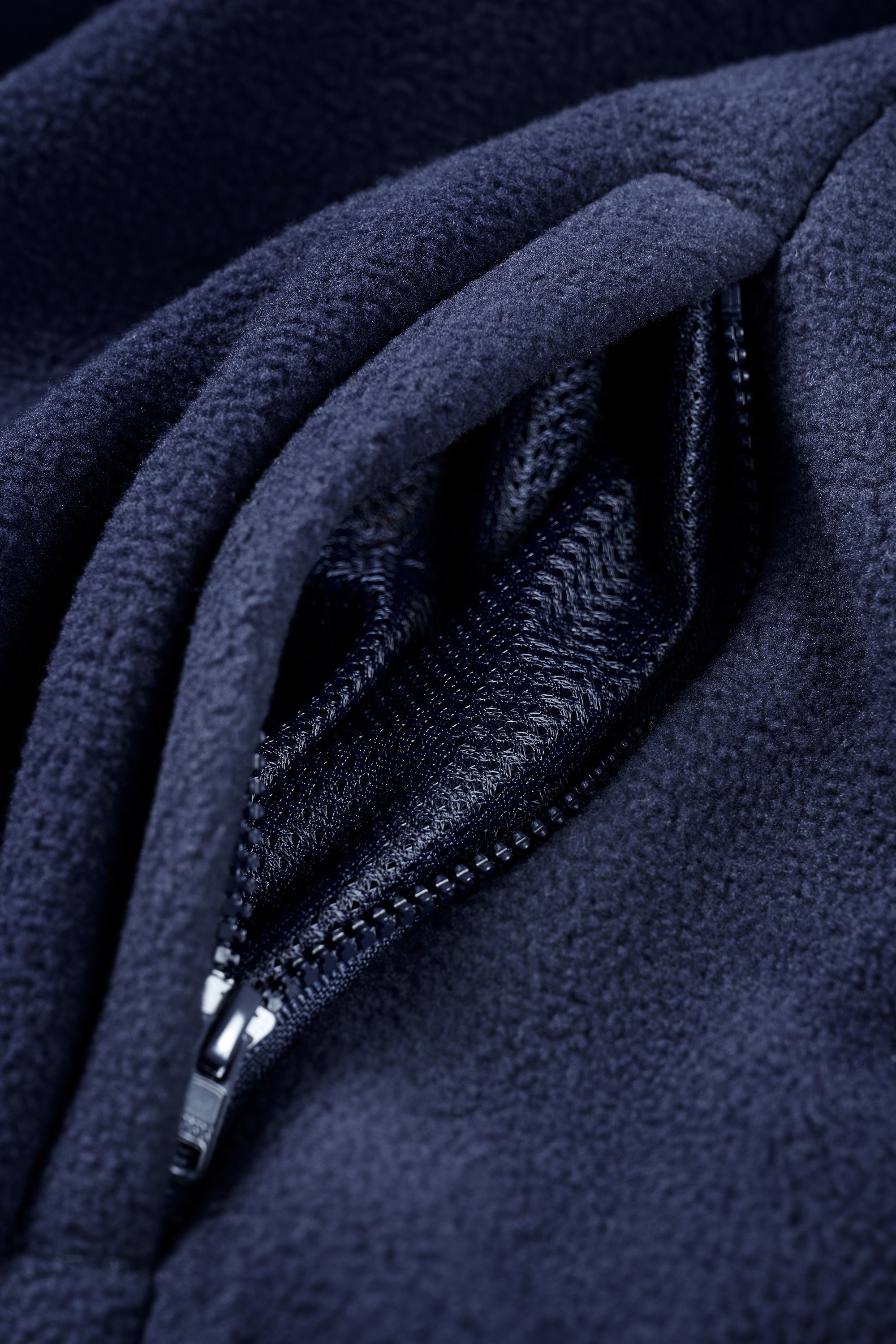 Reversible Polar Fleece Vest - Navy