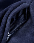 Reversible Polar Fleece Vest - Navy