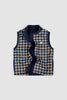 Reversible Polar Fleece Vest - Navy