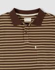 Woven Polo - Choc