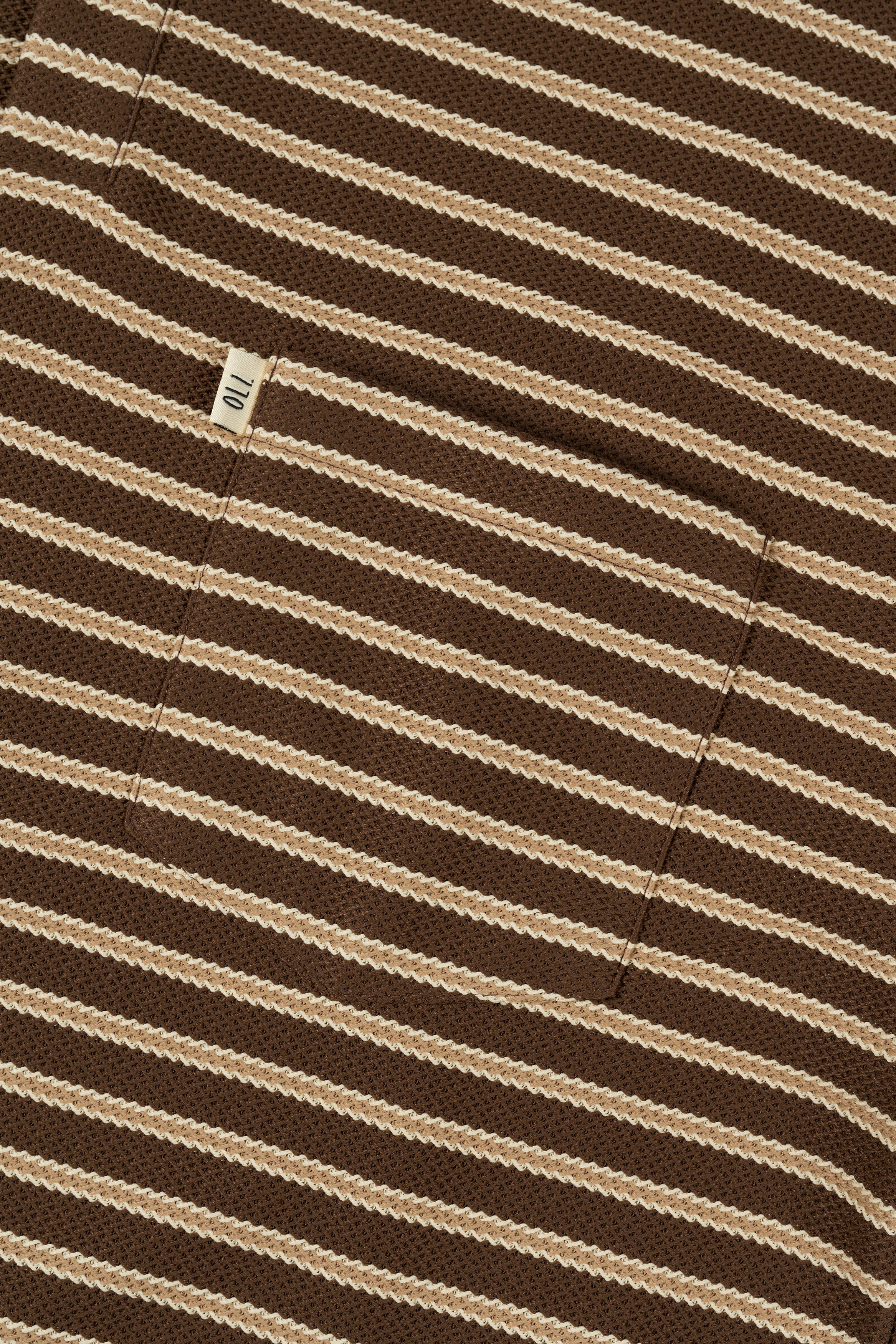 Woven Polo - Choc