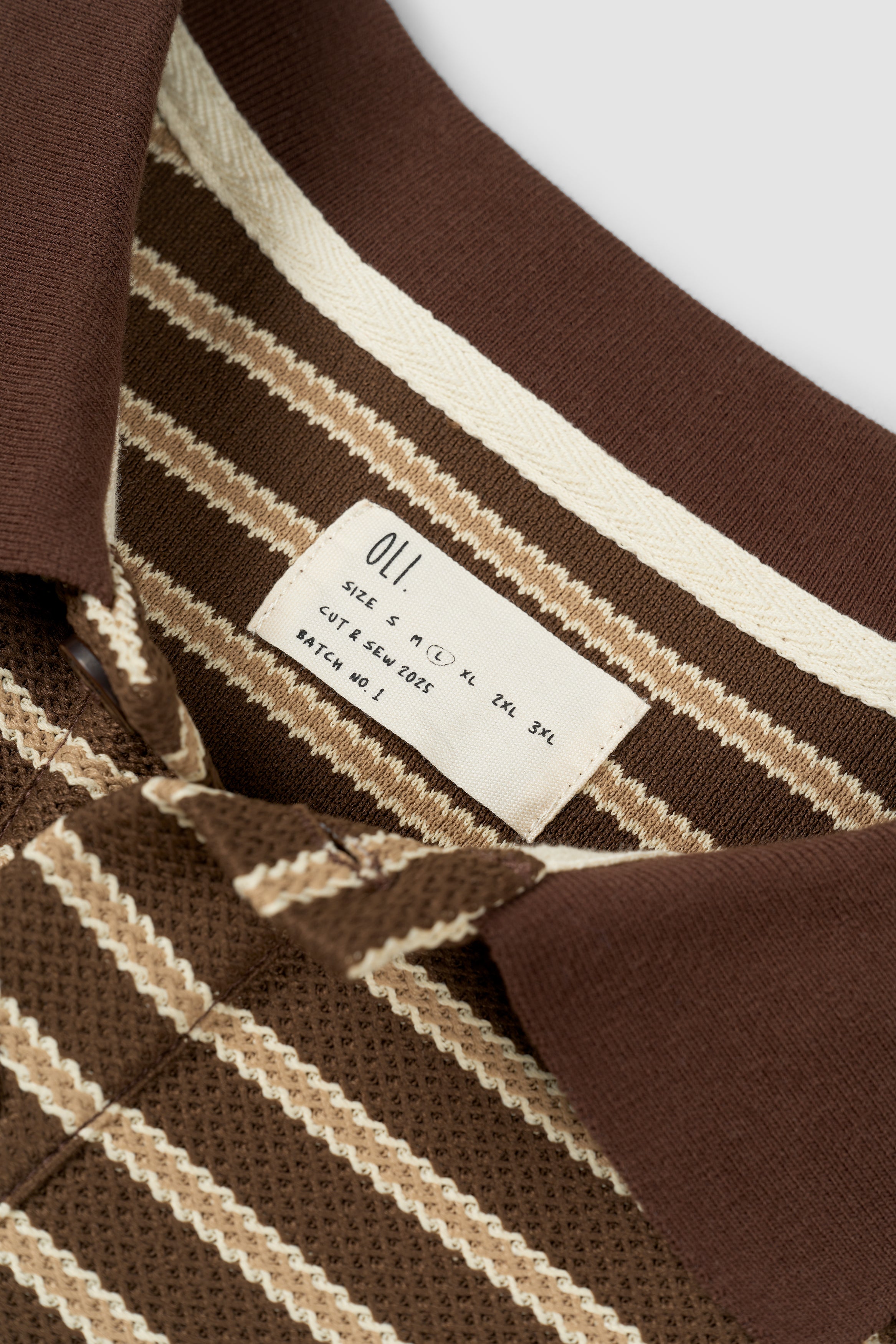 Woven Polo - Choc