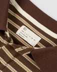 Woven Polo - Choc