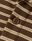 Woven Polo - Choc