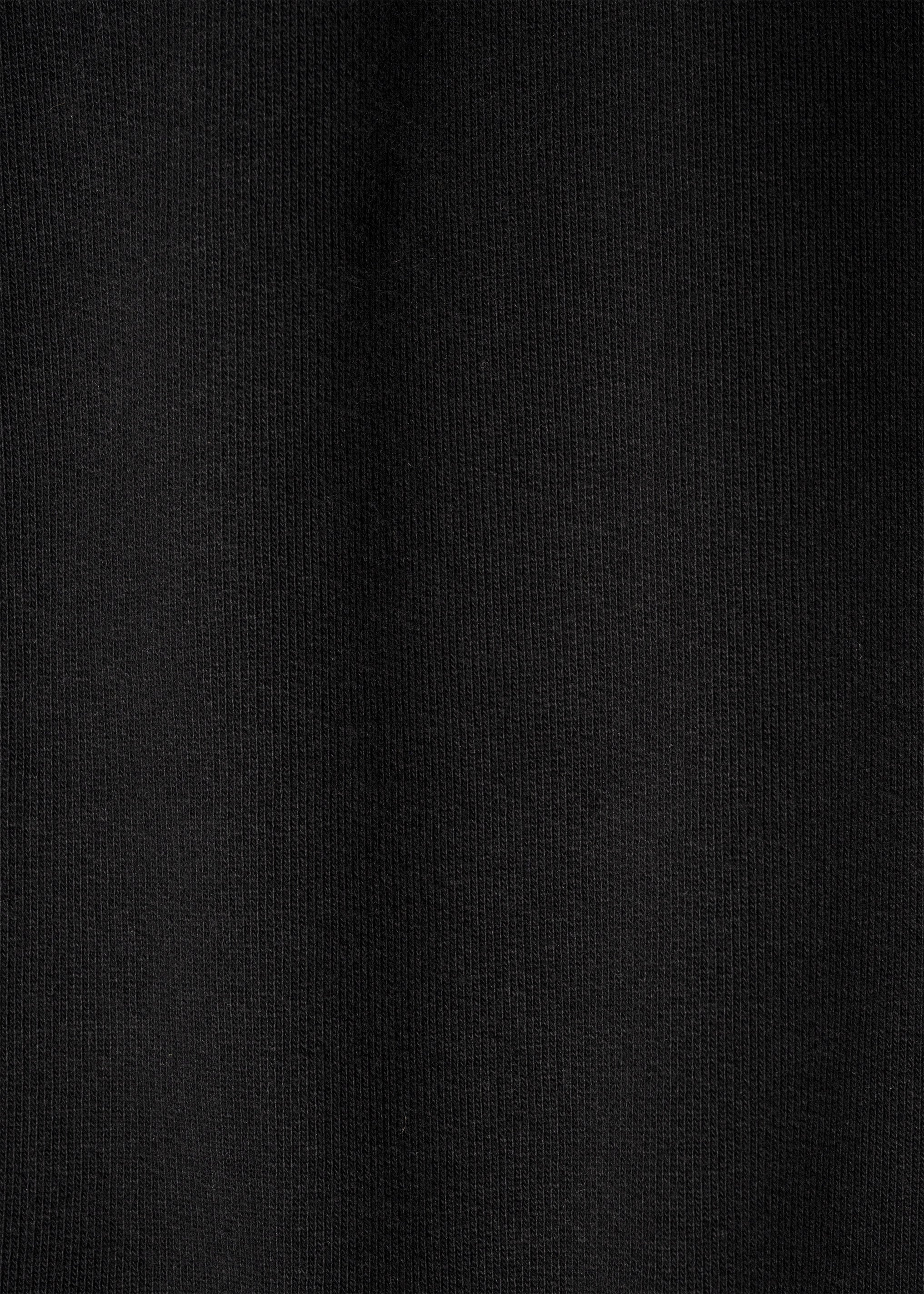 Embroidered Signature Hood - Black