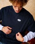 Stamp T - Navy