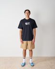 Bait & Tackle Back Print T - Navy