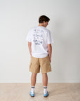 Bait & Tackle Back Print T - White