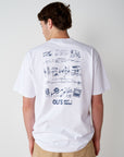 Bait & Tackle Back Print T - White