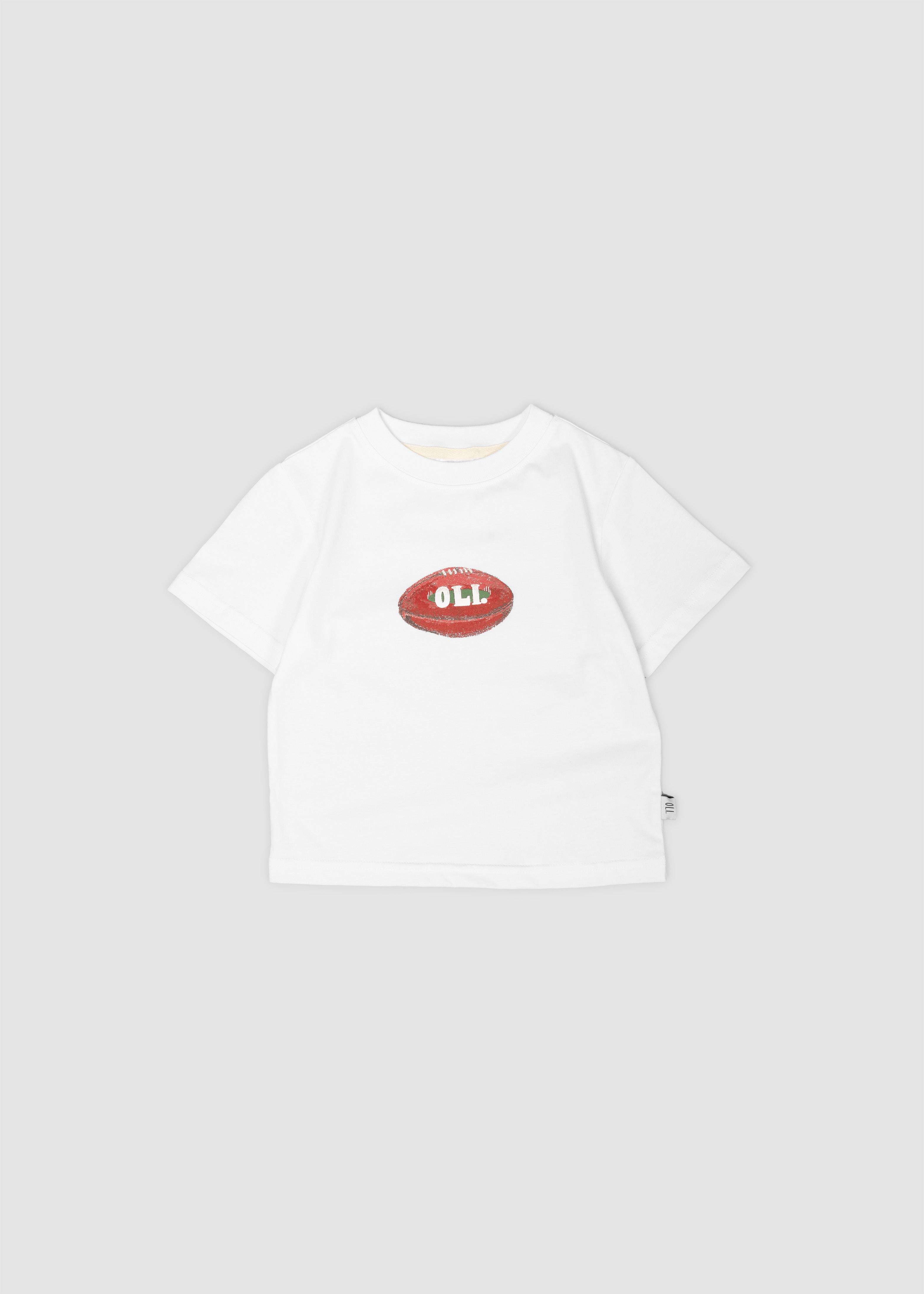 Footy Kids T - White