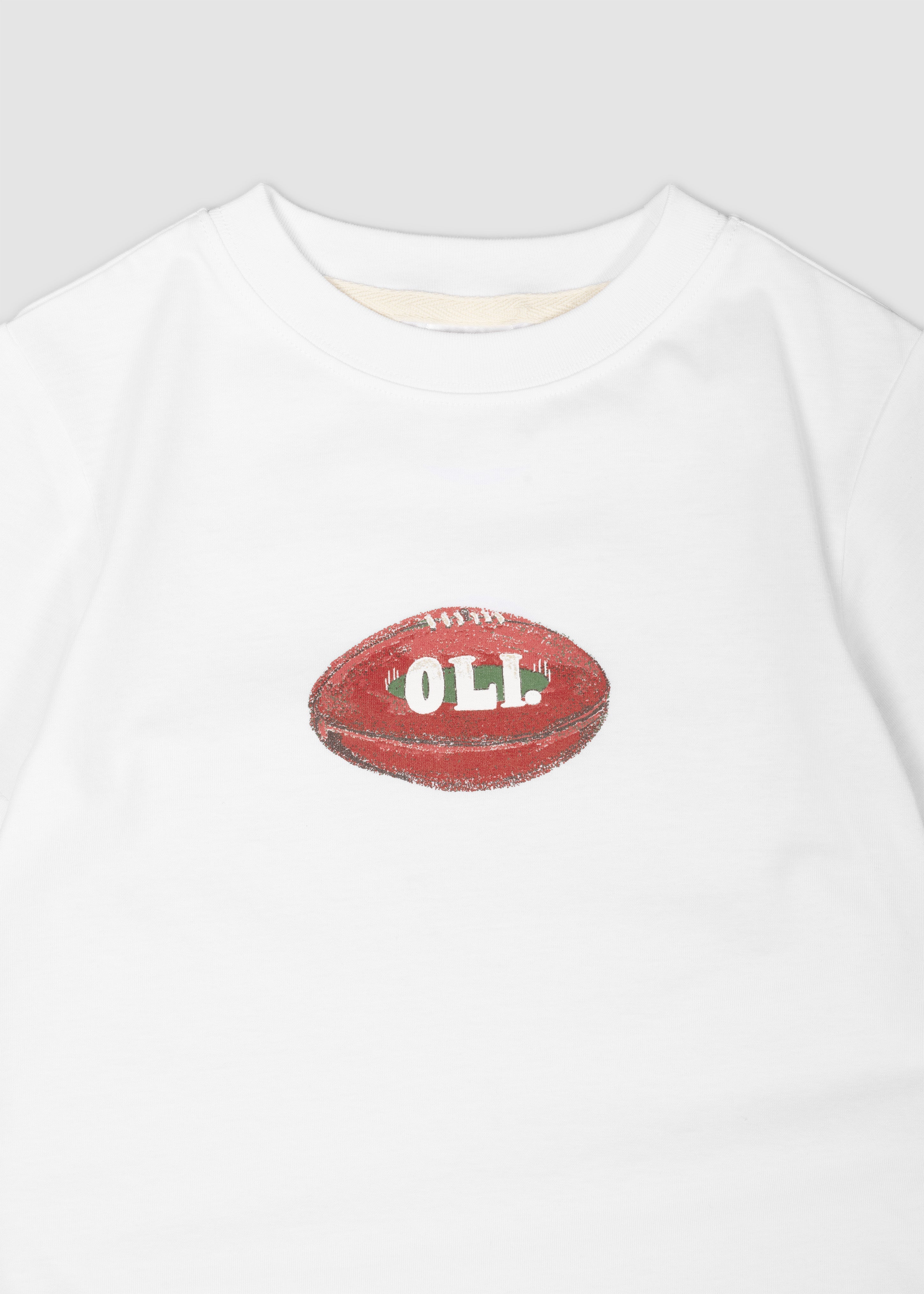 Footy Kids T - White