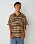Woven Polo - Choc