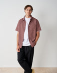 Picnic Button Up - Deep Red