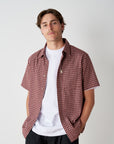 Picnic Button Up - Deep Red