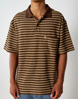 Woven Polo - Choc