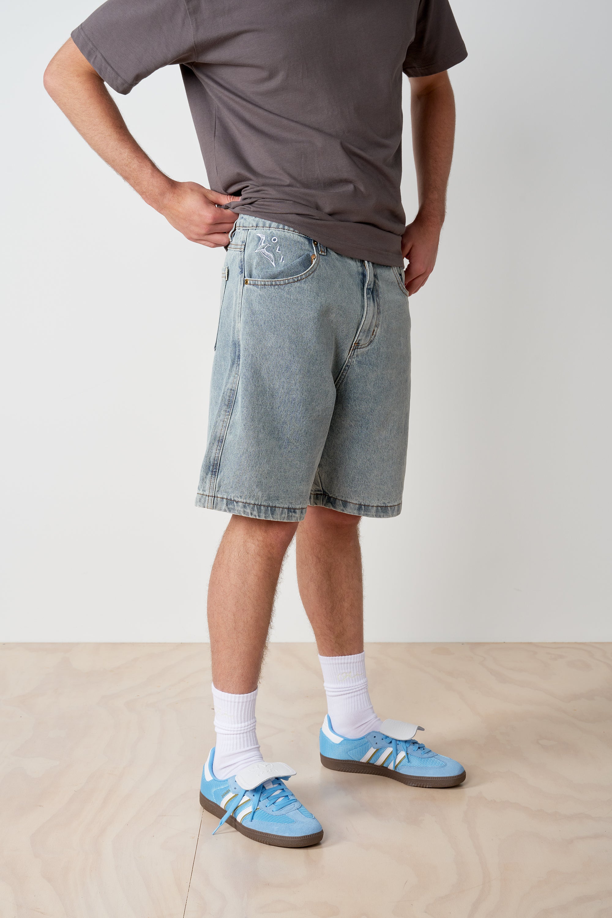 Seagull Jorts - Washed Blue