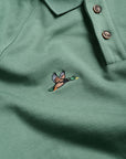 French Terry Duck Polo - Green