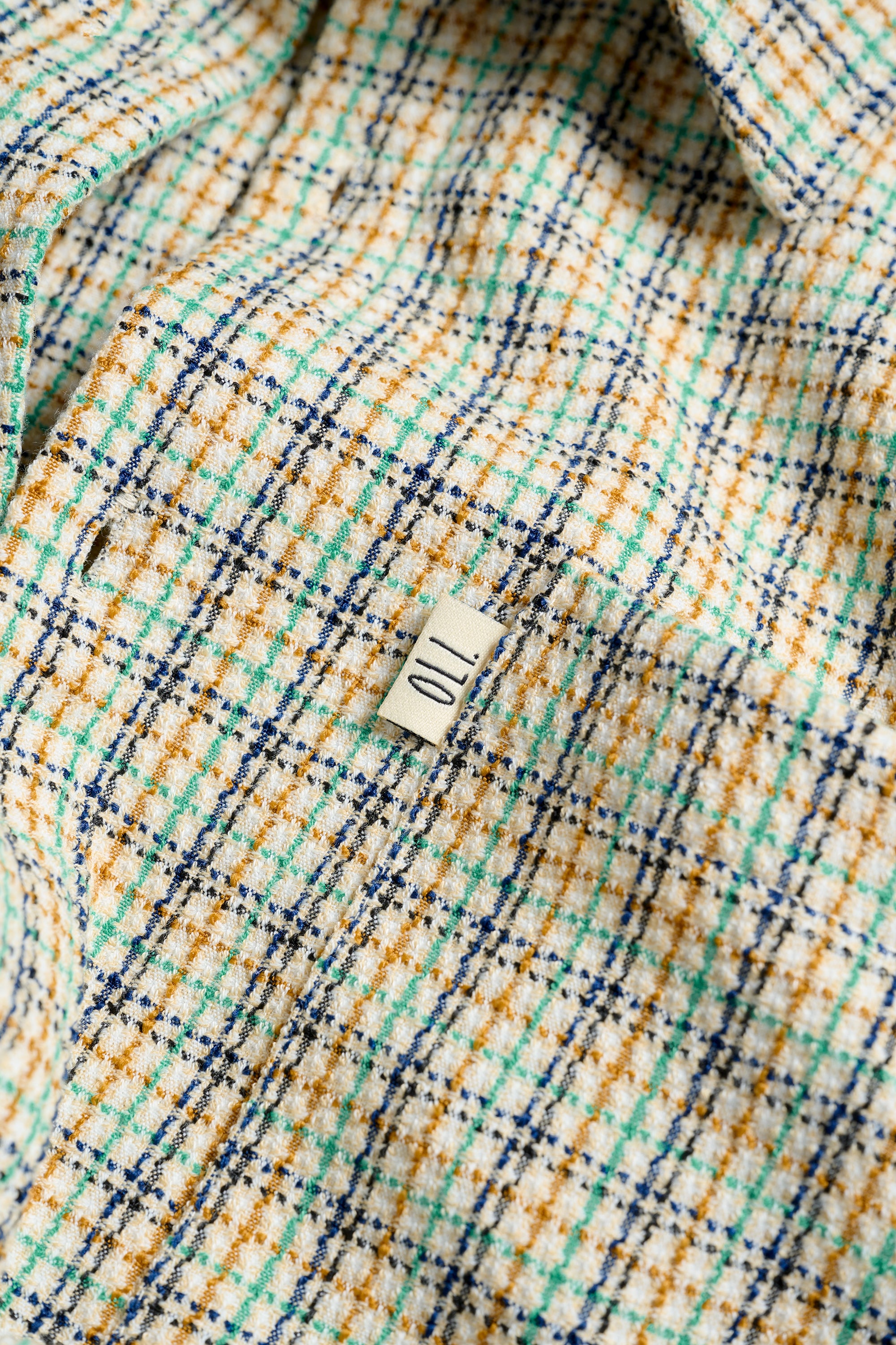 Waffle Long Sleeve Button Up