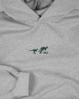 Explore Back Print Hood - Ash Marle