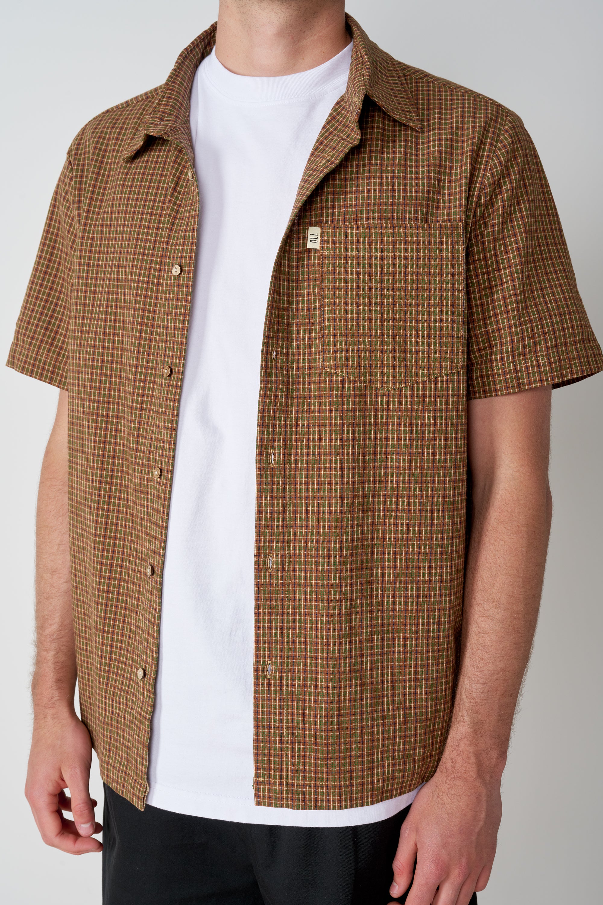 Breeze Button Up - Clay