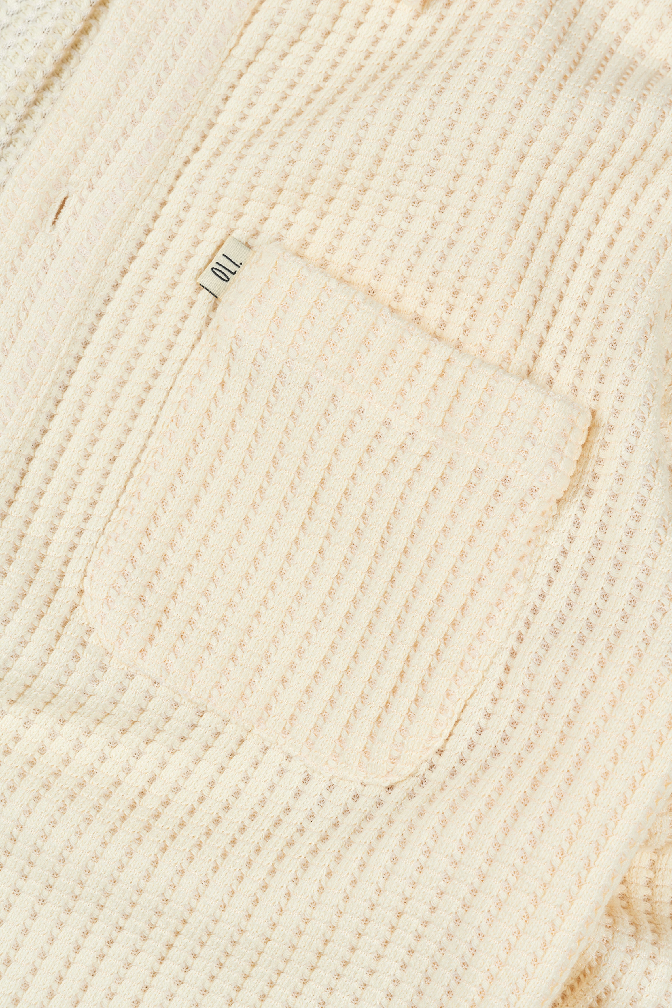 Waffle Button Up - Butter