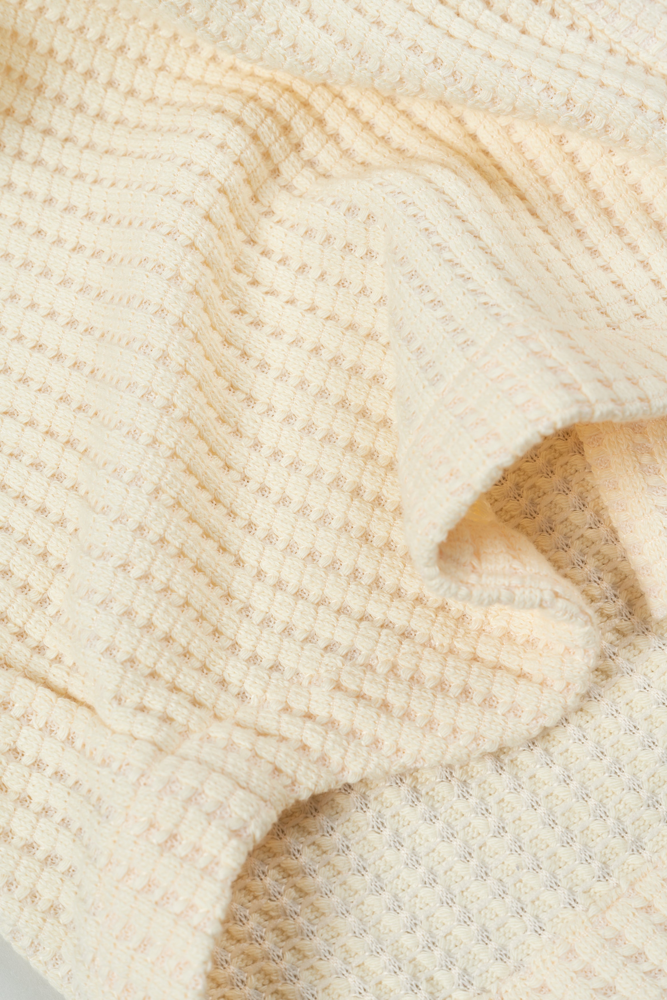 Waffle Button Up - Butter