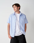 Oxford Button Up - Sky